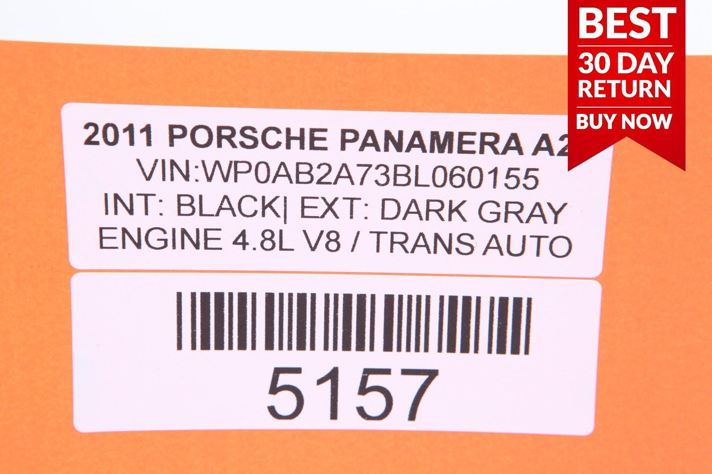 10-15 Porsche Panamera 970 Interior Overhead Top Upper Dome Light Roof Lamp A28