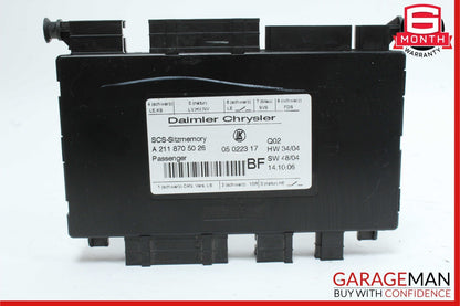 03-13 Mercedes W251 R350 GL550 Seat Control Module Front Left 2118704926 OEM