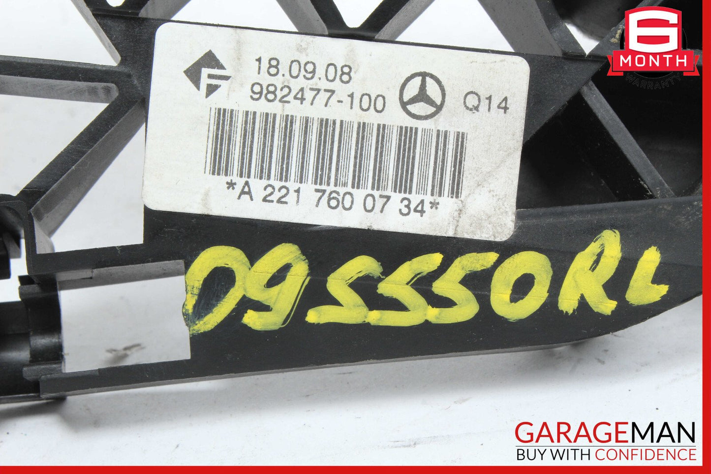 07-13 Mercedes W221 S550 S63 AMG Rear Left Side Exterior Door Handle Keyless Go