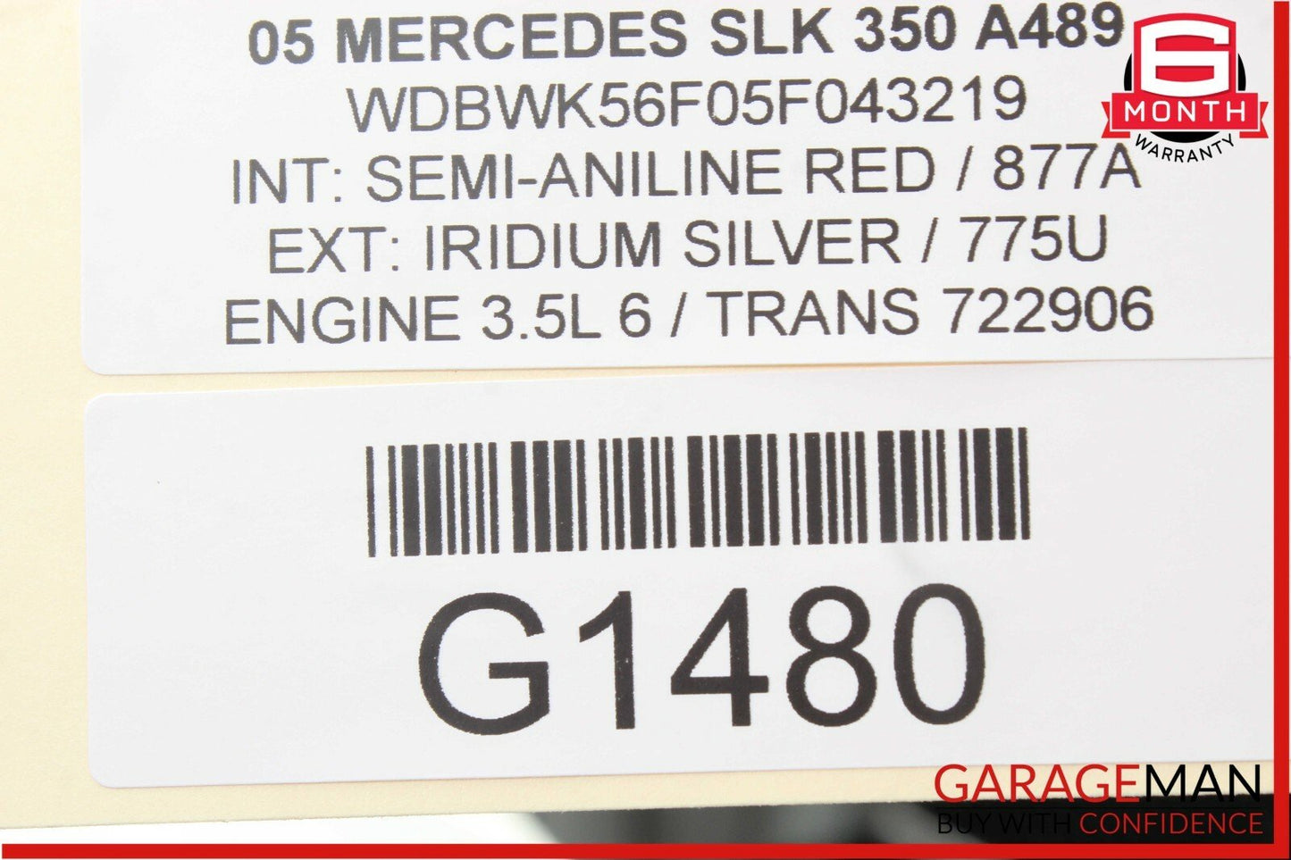 05-11 Mercedes R171 SLK280 SLK350 Heating Heated Seat Seats Controller Module