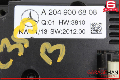 12-14 Mercedes W204 C350 C63 AMG C300 AC A/C Heater Climate Control w/ Trim OEM
