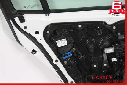 17-22 Alfa Romeo Giulia Rear Left Exterior Door White OEM