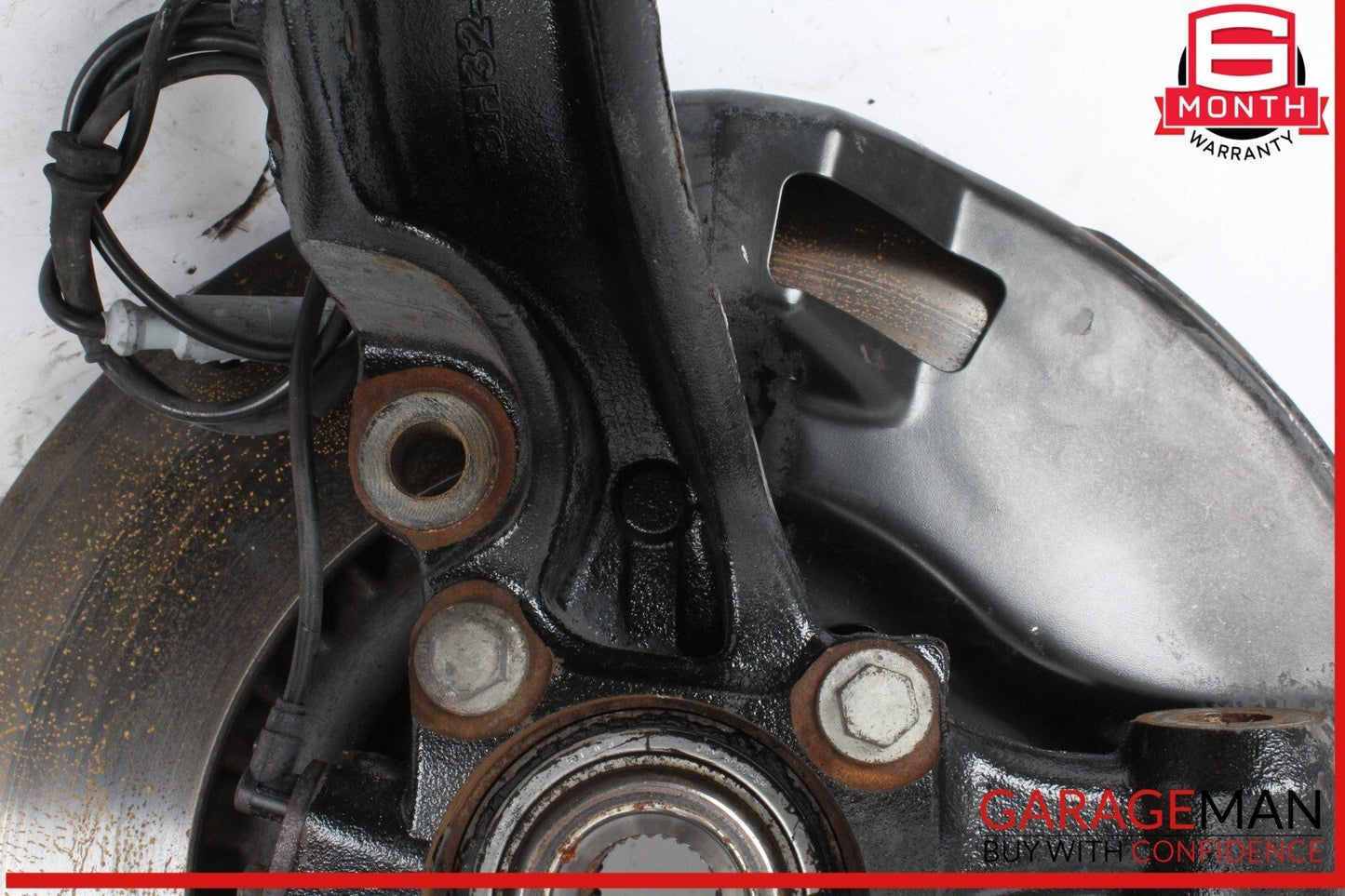 10-13 Land Rover Range Rover Sport Front Left Side Spindle Knuckle w/ Rotor OEM