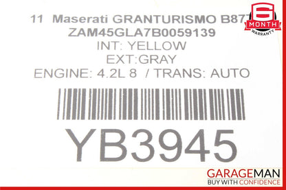 08-12 Maserati Granturismo S Reinforcement Support Brace Bar Bracket Mount