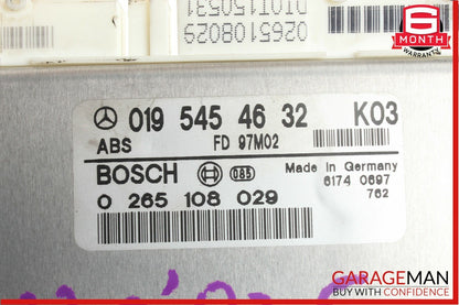 98-00 Mercedes W202 C230 C280 ABS ESP Anti Lock Brake Control Module Unit OEM