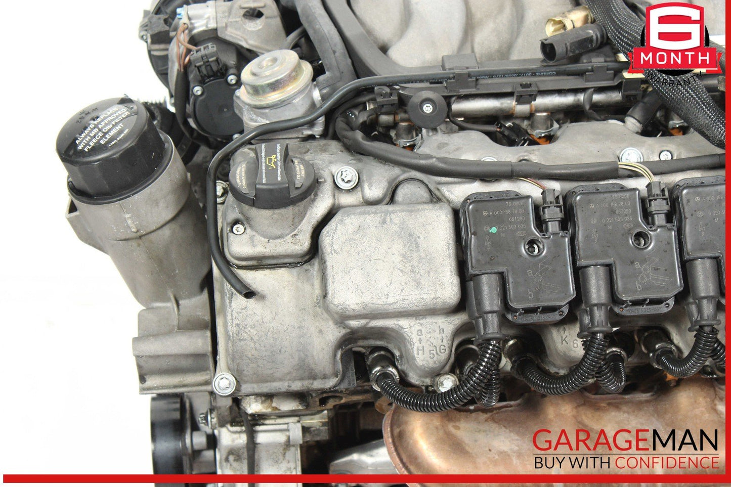 03-06 Mercedes R230 SL500 RWD Engine Motor Block Assembly OEM 180k