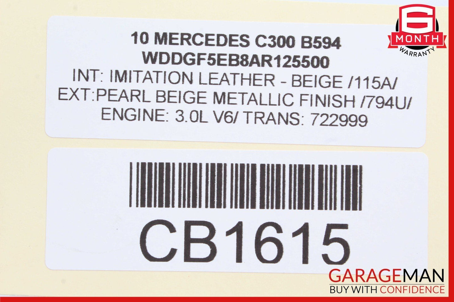 08-17 Mercedes C300 SLK250 E550 Front Right Passenger Side Lower Control Arm RWD