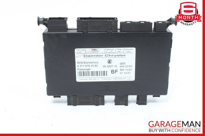 03-11 Mercedes W211 E63 ML55 AMG GL450 Front Right Side Seat Control Module OEM