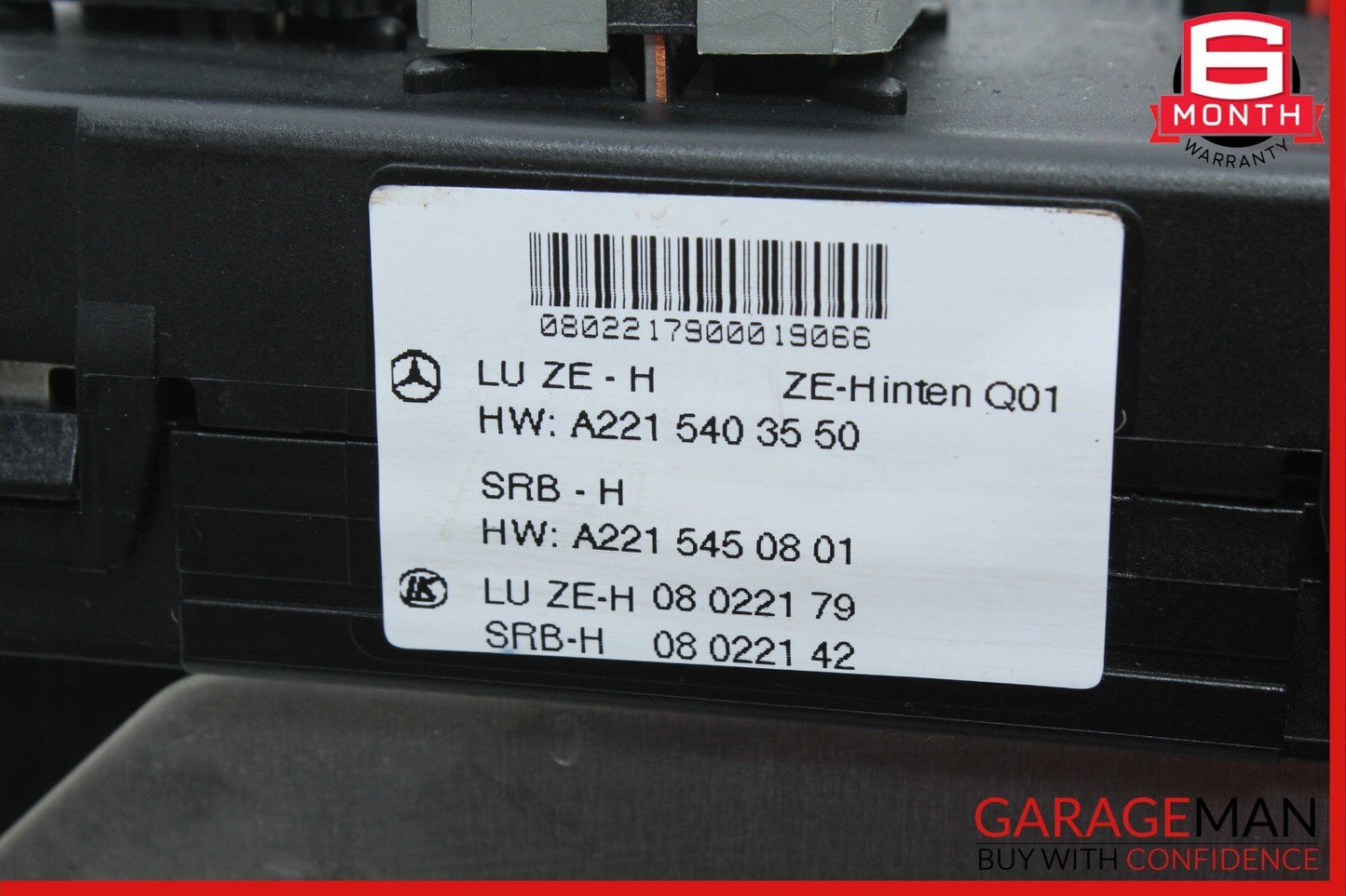 07-09 Mercedes W221 S550 CL600 CL65 AMG Rear Trunk SAM Fuse Box Module OEM
