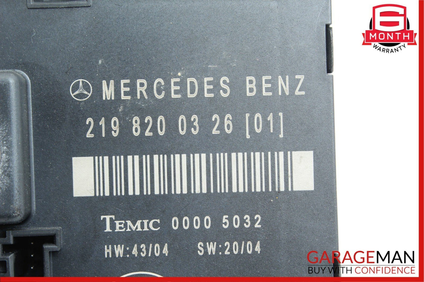 06-11 Mercedes W219 CLS550 CLS55 AMG Rear Right Side Door Control Module OEM