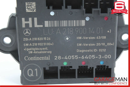 08-15 Mercedes W204 C250 Rear Left Driver Side Door Control Module Q1 OEM