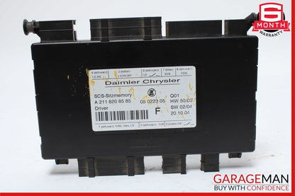 03-12 Mercedes SLK350 E350 CLS550 E320 GL450 Front Left Seat Control Module Unit