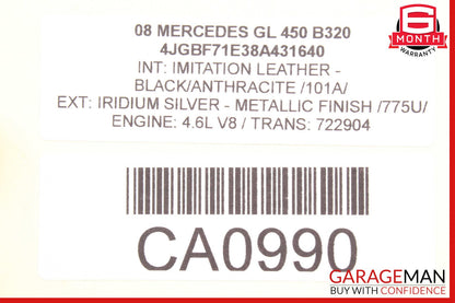 06-13 Mercedes X164 GL450 ML320 Front Left Exterior Door Handle OEM