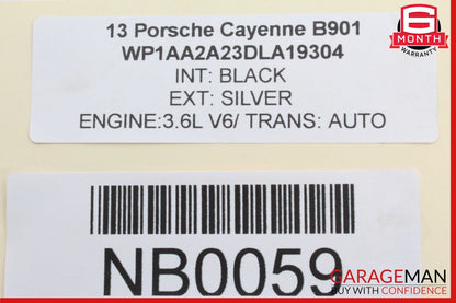 11-18 Porsche Cayenne 3.6L - Starter / Alternator Wiring Harness / Battery Cable