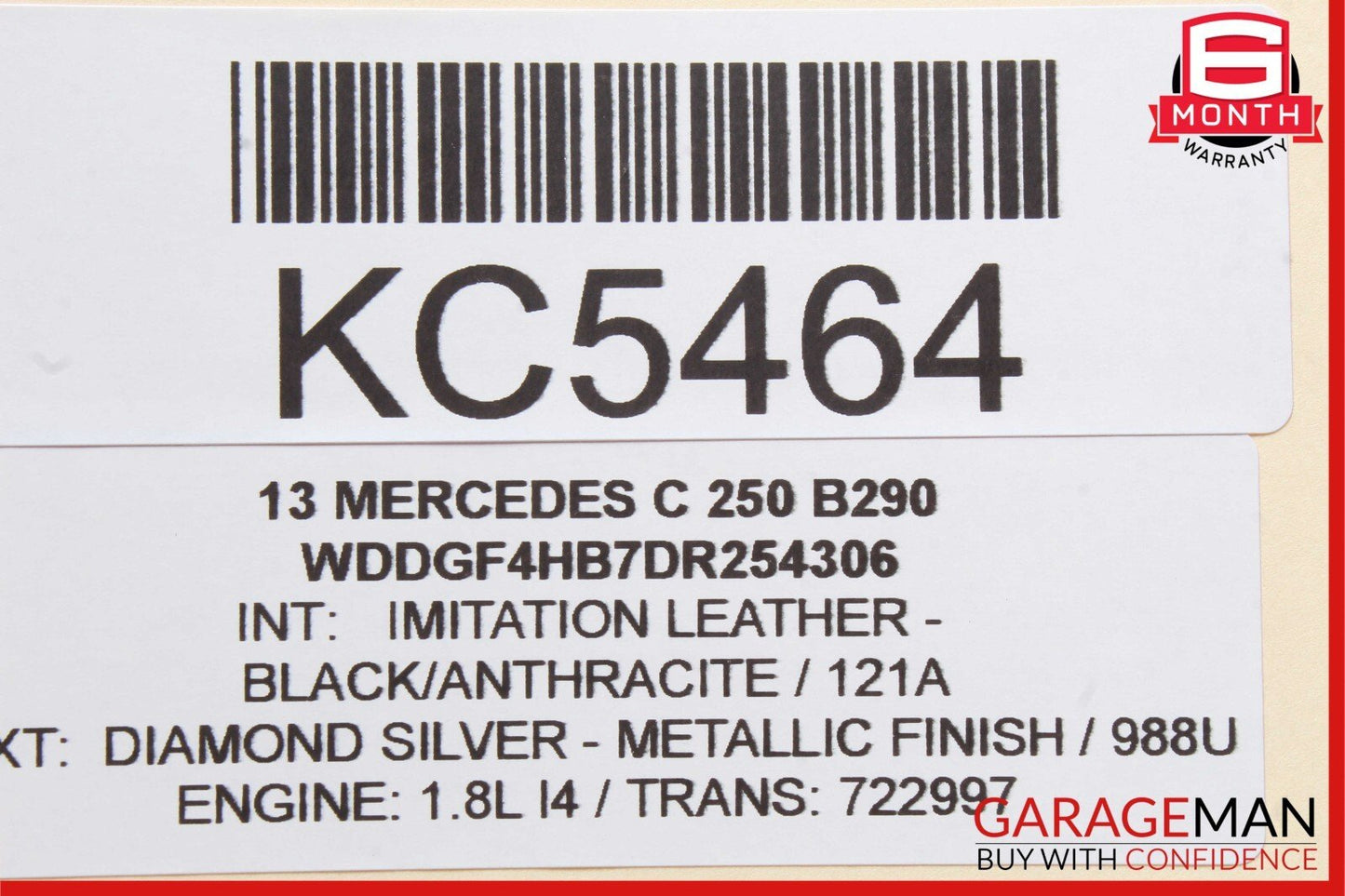 08-18 Mercedes GLK350 E550 CLS550 C300 C250 Rear Right Side Door Control Module