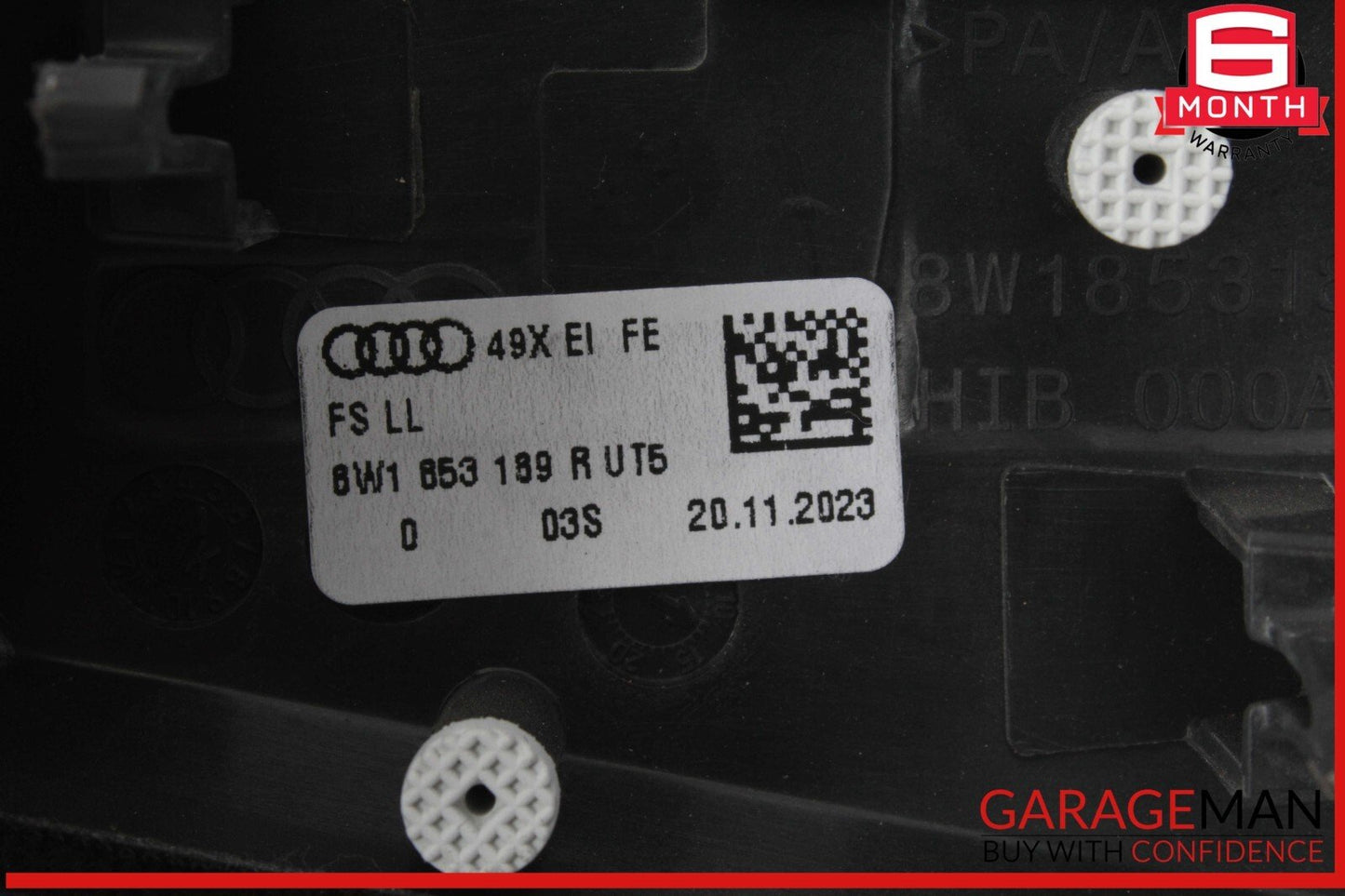 17-24 Audi A4 Front Left Driver Side Head Light Control Switch Black 4M0941531AS