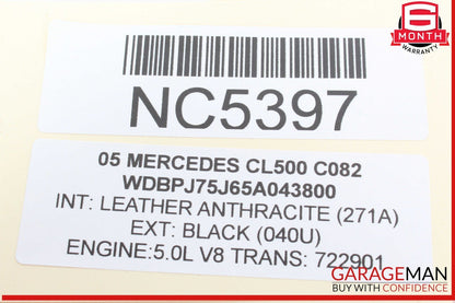 00-06 Mercedes W215 CL500 CL600 S500 S55 AMG A/C Climate Control Module Unit OEM