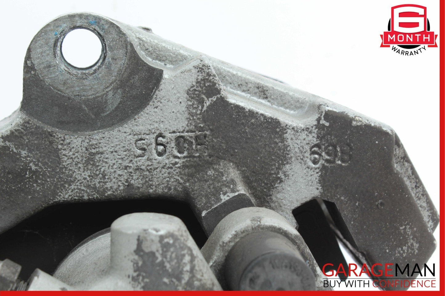 08-14 Mercedes W221 S63 CL63 AMG Front Left Driver Side Brake Caliper Red