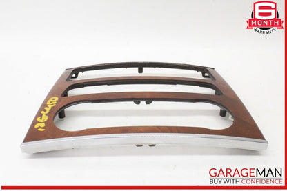06-12 Mercedes X164 GL450 4MATIC Center Console Control Trim Panel Wood Bezel