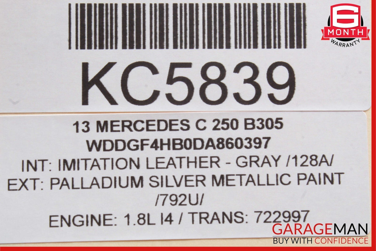 08-18 Mercedes C300 GLK350 E550 C250 Front Left Side Door Control Module Unit