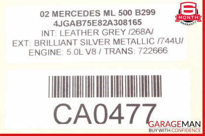 98-05 Mercedes W163 ML55 AMG ML350 Fuel Tank Filler Neck Housing 1636300567 OEM