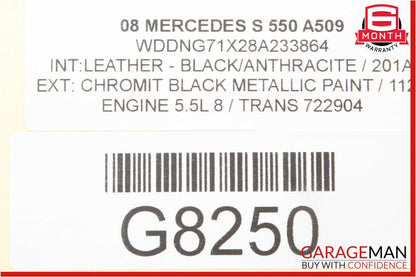 07-13 Mercedes S550 CL600 Front Right Seat Adjustment Control Memory Switch Set