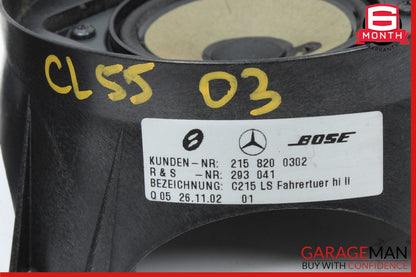 00-06 Mercedes W215 CL55 AMG Rear Right & Left Door Speaker Tweeter Speakers Set