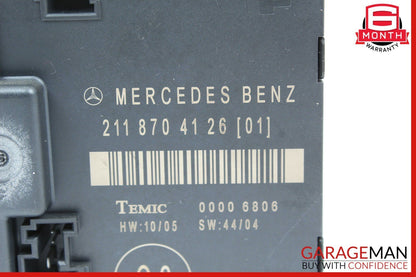 03-09 Mercedes W211 E550 E500 E63 AMG Rear Right Side Door Control Module Unit
