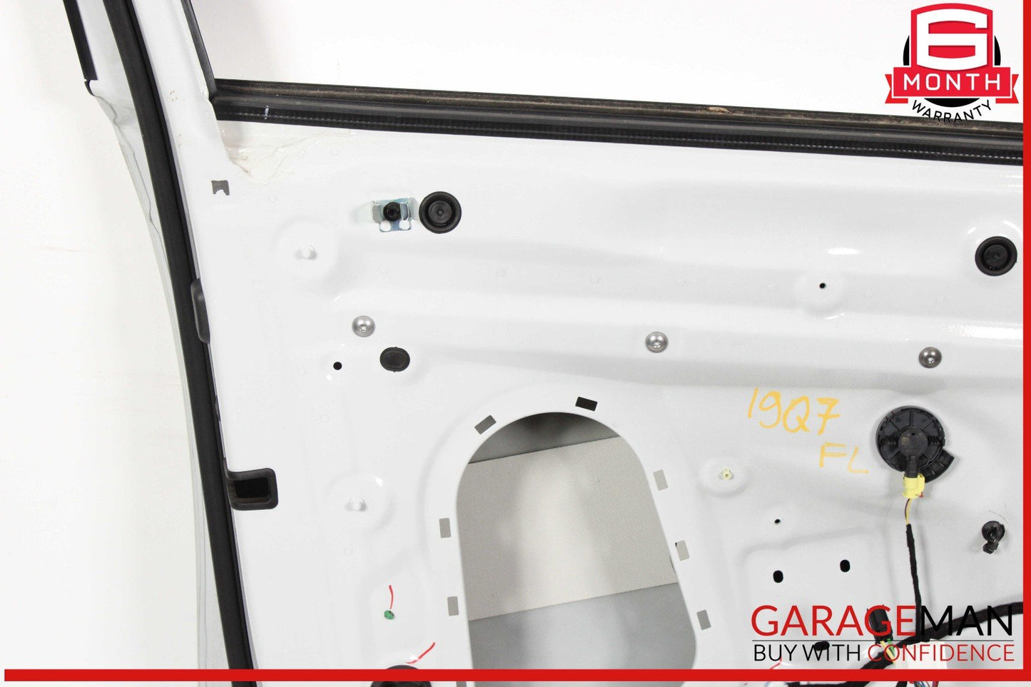 17-19 Audi Q7 Front Left Driver Side Door Shell White OEM