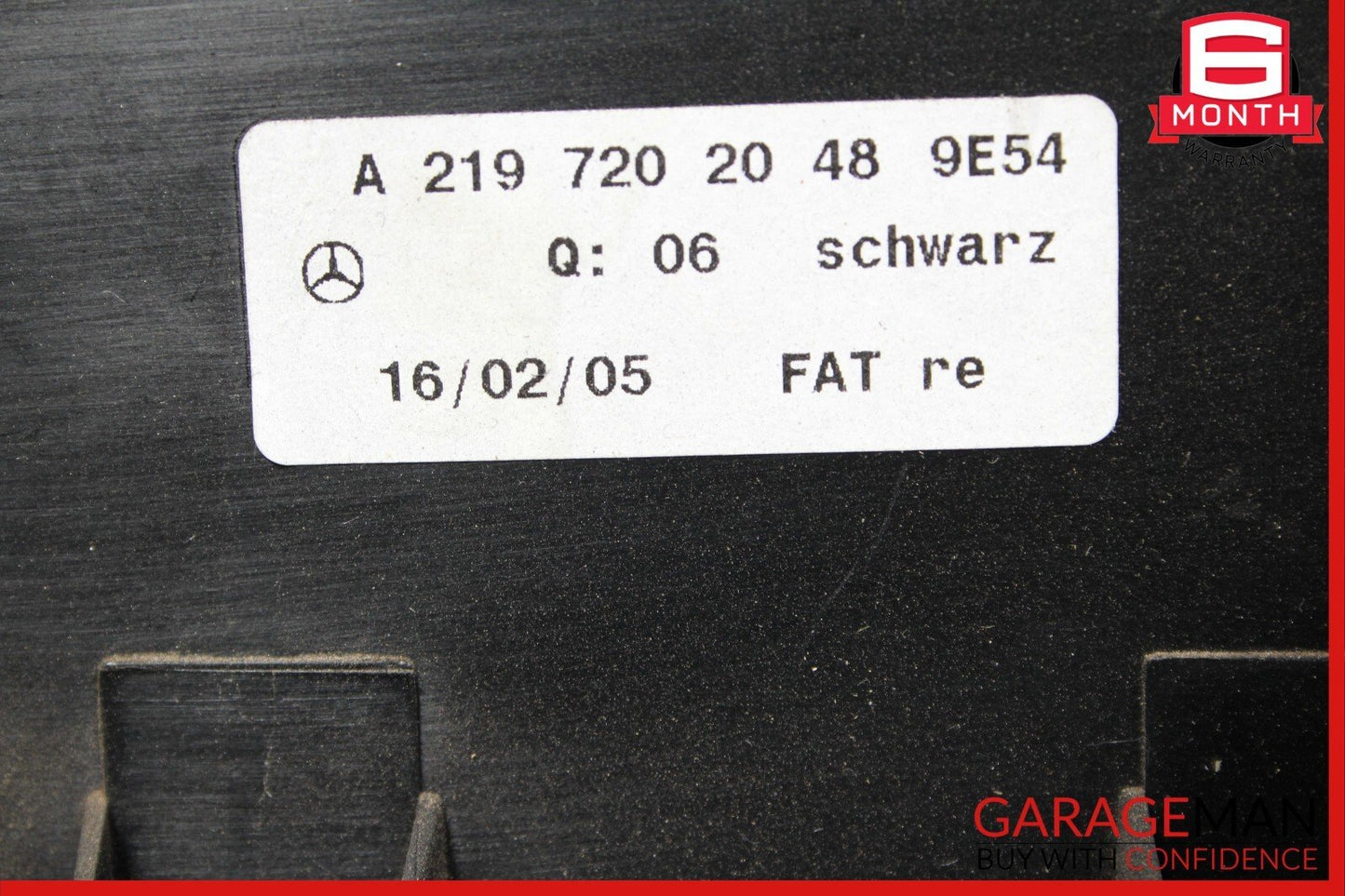 06-11 Mercedes W219 CLS500 CLS550 Front Right Side Interior Door Panel Black OEM