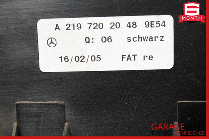 06-11 Mercedes W219 CLS500 CLS550 Front Right Side Interior Door Panel Black OEM