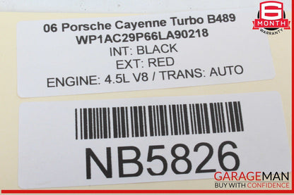 03-06 Porsche Cayenne 955 Left Side Engine Exhaust Camshaft 94810518101