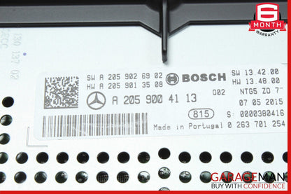 15-18 Mercedes W205 C300 C400 AM FM CD Player Radio Receiver Display Screen OEM