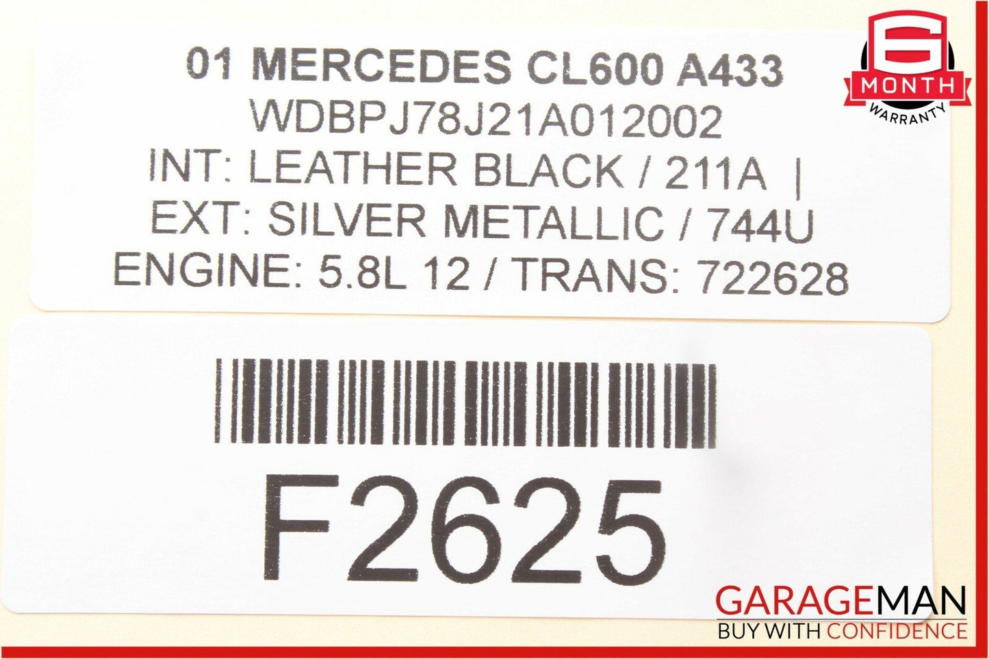 00-06 Mercedes W220 S500 CL600 Phone Communication Control Module SYN8738C OEM