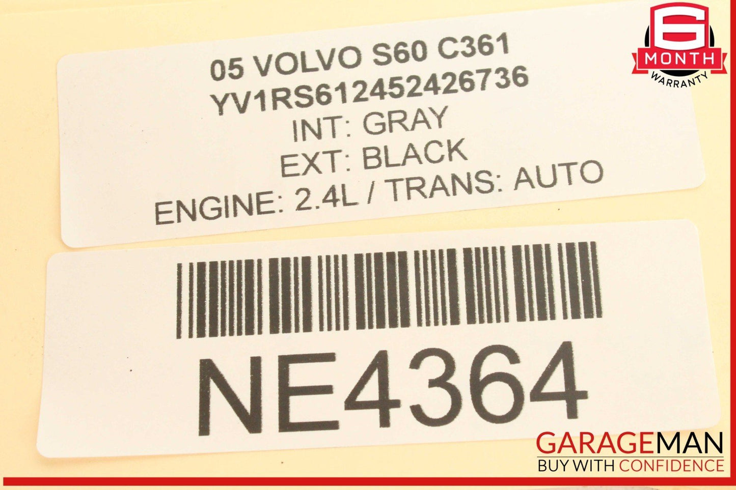 01â09 Volvo S60 S80 V70 XC70 Rear Right Side Lower Trailing Control Arm OEM
