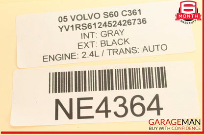 01â09 Volvo S60 S80 V70 XC70 Rear Right Side Lower Trailing Control Arm OEM