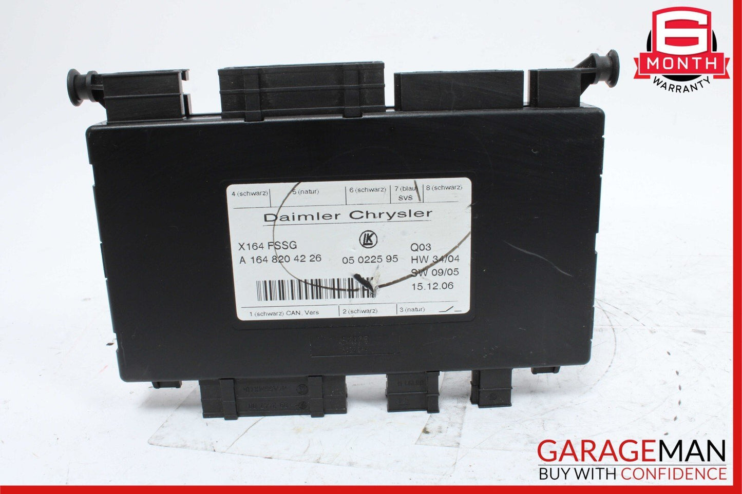 07-12 Mercedes X164 GL450 GL550 Third Seat Row Power Folding Control Module OEM