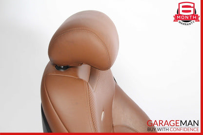 08-14 Mercedes W216 CL63 AMG Complete Front Seat Seats Cushion Assembly Brown