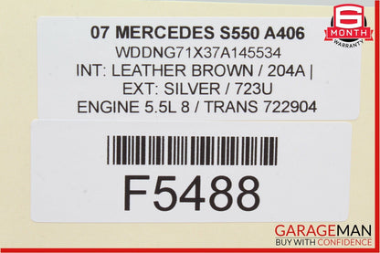07-13 Mercedes W221 S550 CL550 S500 Instrument Cluster Dash Control Switch OEM