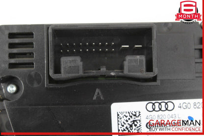 12-18 Audi A7 AC A/C Air Conditioning Heater Temperature Control Unit 4G0820043L