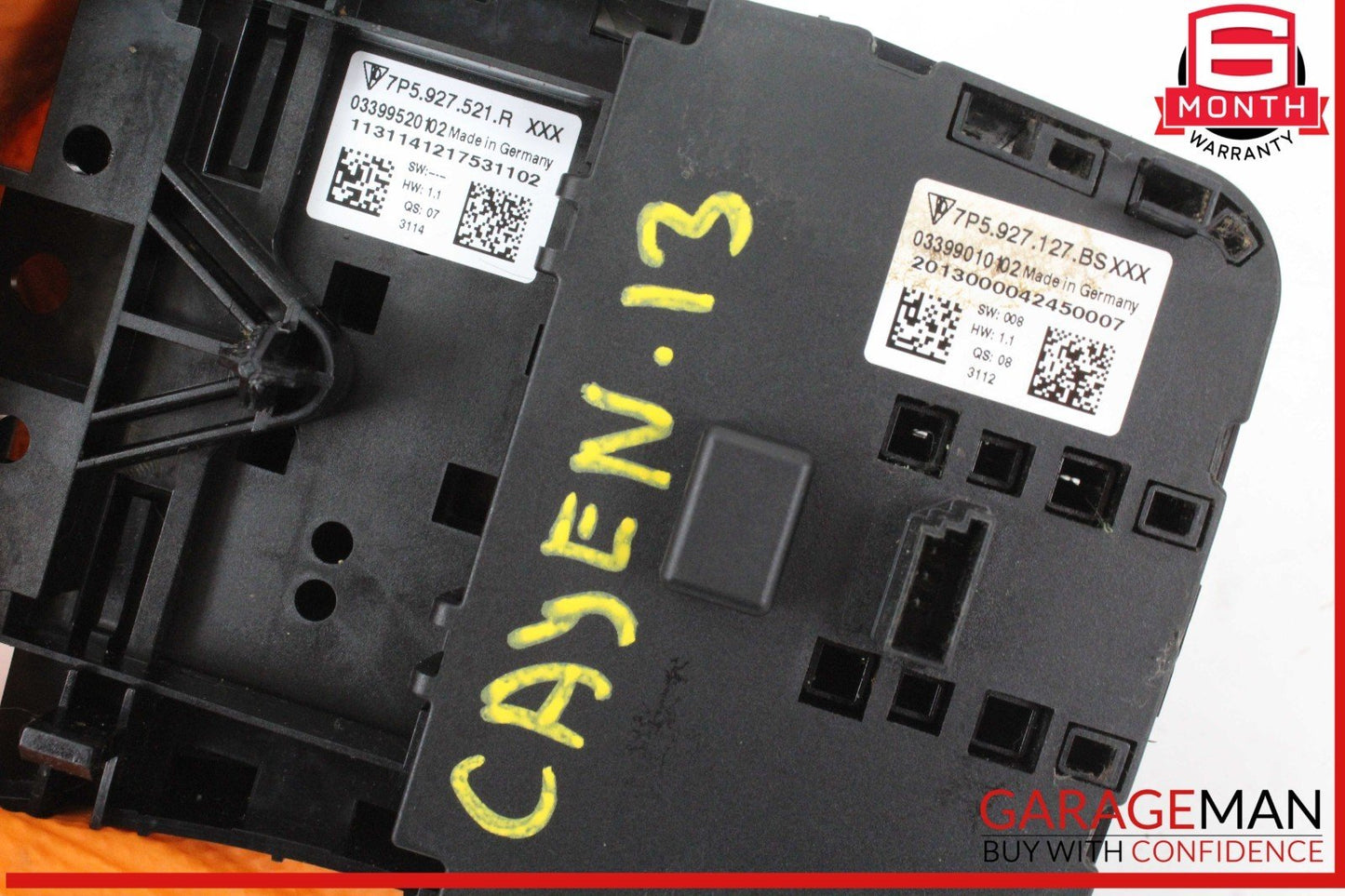 11-14 Porsche Cayenne 958 AWD Suspension Mode Selector Switch Panel OEM