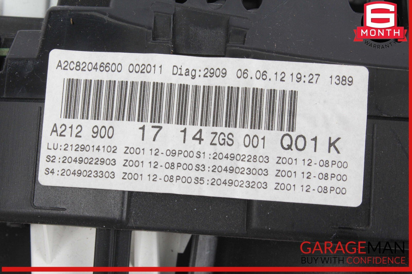10-13 Mercedes W212 E350 E550 Instrument Speedometer Odometer Cluster Gauge OEM