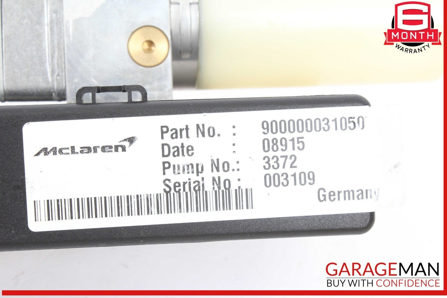 13-17 McLaren MP4-12C 650S Spider Convertible Roof Top Hydraulic Pump OEM