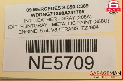 07-13 Mercedes W221 S550 S400 Front Left Side Door Lock Latch Actuator OEM