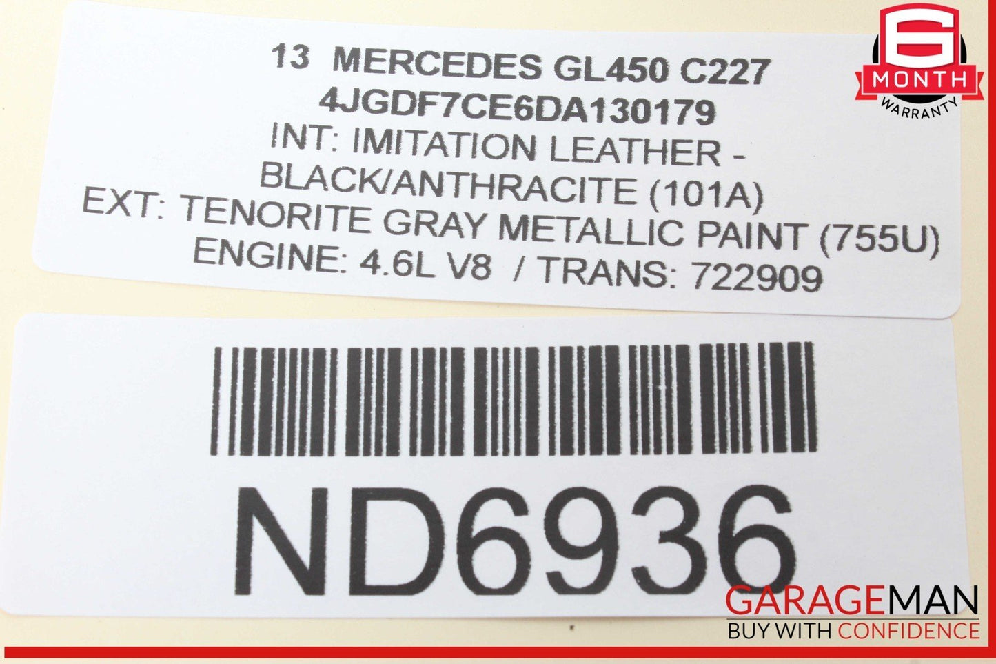 12-19 Mercedes X166 GL450 Gas Throttle Pedal Accelerator 1663000004 OEM