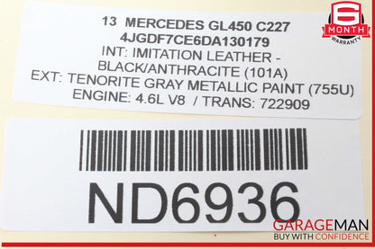 12-19 Mercedes X166 GL450 Gas Throttle Pedal Accelerator 1663000004 OEM