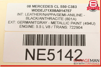 07-10 Mercedes W216 CL550 S550 Parktronic Control Module PDC 2215406645 OEM