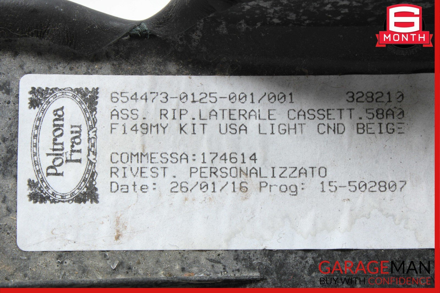 15-18 Ferrari California T Front Right Side Dash Lower Insert Panel OEM