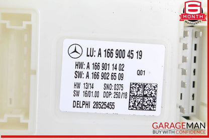 16-19 Mercedes W166 GLE400 Rear Sam Signal Acquisition Control Module Unit OEM