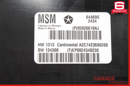 14-17 Maserati Ghibli M157 Front Left Side Seat Control Controller Module Unit